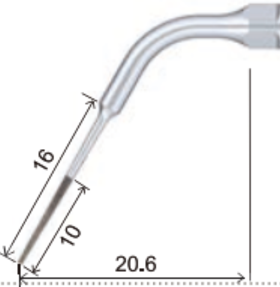 ED15D Punta de ultrasonido para endodoncia con diamante RTA By Woodpecker