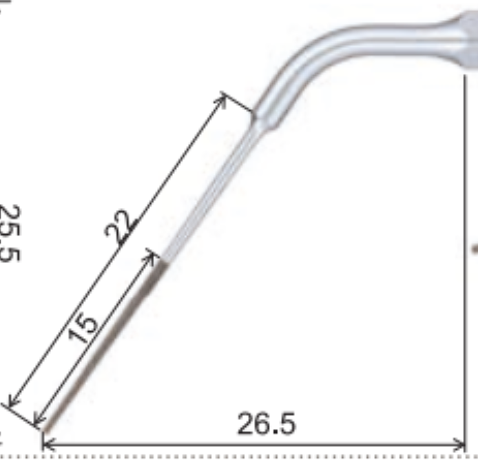 ED14D Punta de ultrasonido con diamante para endodoncia
