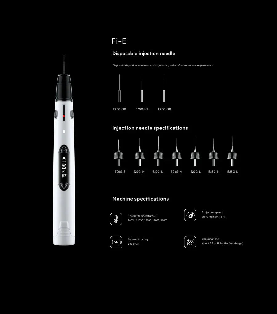 Fi-E & Fi-P Sistema de Obturación RTA Woodpecker Black Color