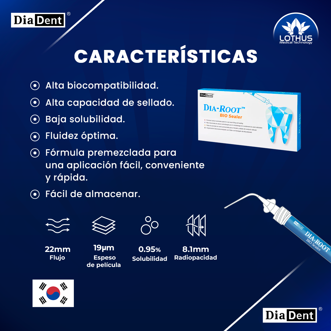 Dia-Root BIO Sealer , Cemento Hidraulico Bioceramico