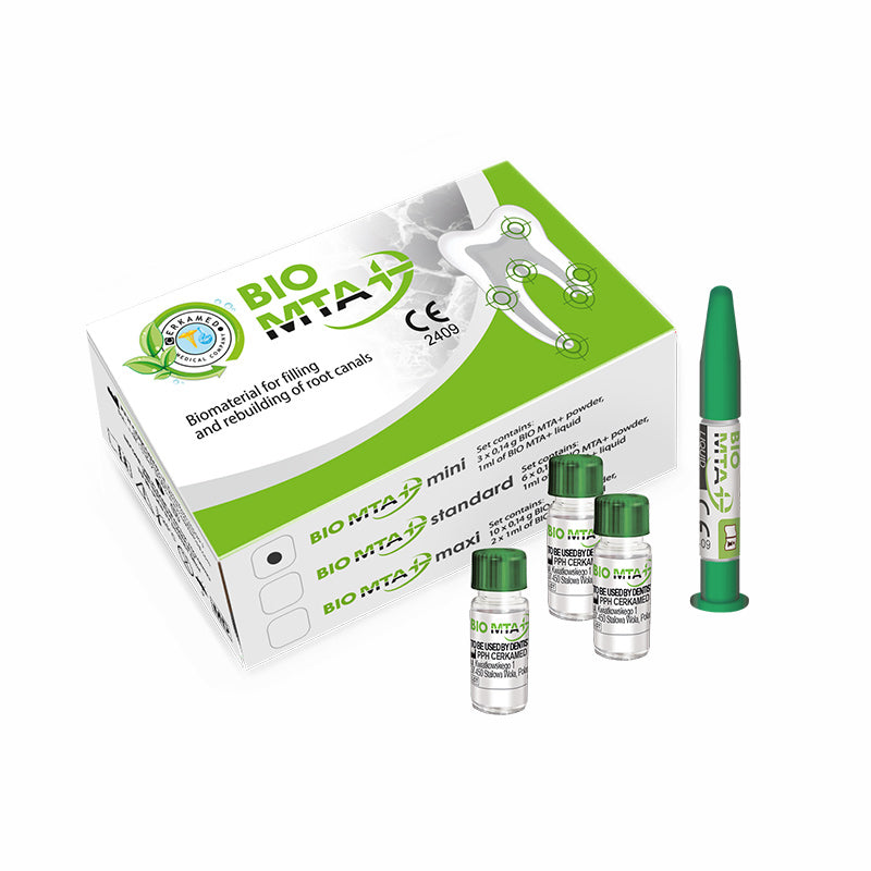 Bio MTA+ Biomaterial para el relleno y reconstrucción de conductos radiculares