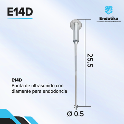 ED14D Punta de ultrasonido con diamante para endodoncia