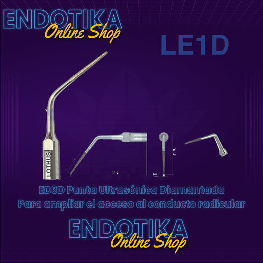 ED3D Punta Ultrasónica Diamantada Para ampliar el acceso al conducto radicular