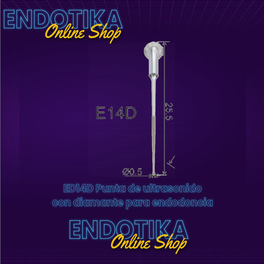 ED14D Punta de ultrasonido con diamante para endodoncia