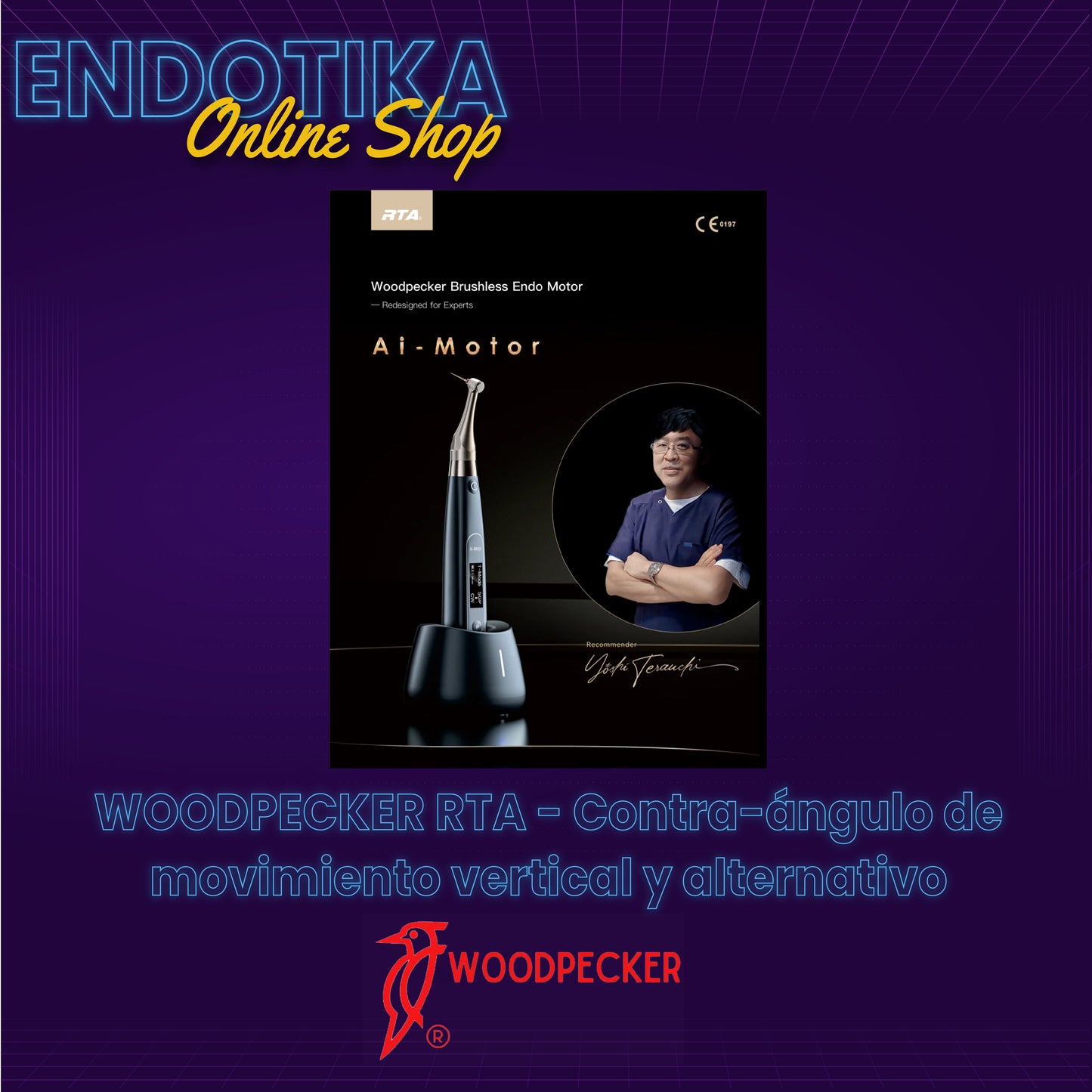 Woodpecker RTA Endo Motor Modelo Ai Yoshi Terauchi Version