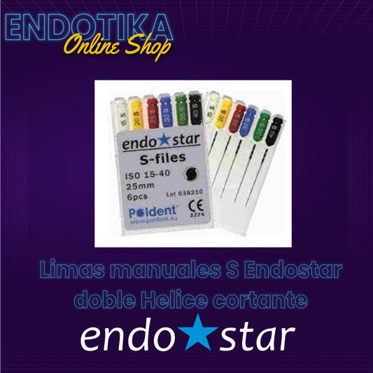 Limas manuales S Endostar doble Helice cortante