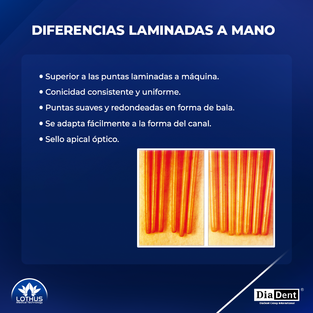 DIA-PROISO PUNTAS DE GUTTA PERCHA CONICIDAD .04 CON MILIMETROS MARCADOS