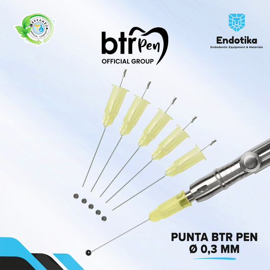 Punta BTR PEN Ø 0,3 mm con bucle de NiTi – 5 piezas (Rango de Traccion: 1,5 kg)